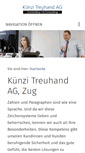 Mobile Screenshot of k-treuhand.ch